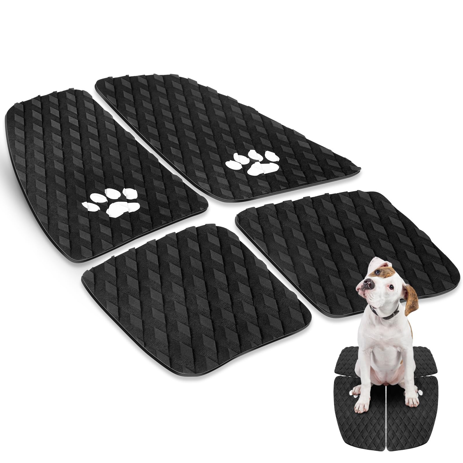 Drydiet Dog Traction Pad Dog Paddle Board Kayak Accessories 20.87 x 12.6 Inches Non Slip Deck Grip Mat Surfboard Traction Grip E