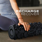 PURSONIC Vibrating Foam Roller - Deep Tissue Massage for Muscle Recovery - 5 Intensity Levels, USB Rechargeable, Durable & Light