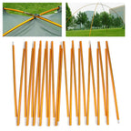 Tent Poles Replacement, Lightweight Tent Pole Repair Kit -24 Sections Aluminum Alloy Anti-Uv Windproof Waterproof Tent Poles Awn
