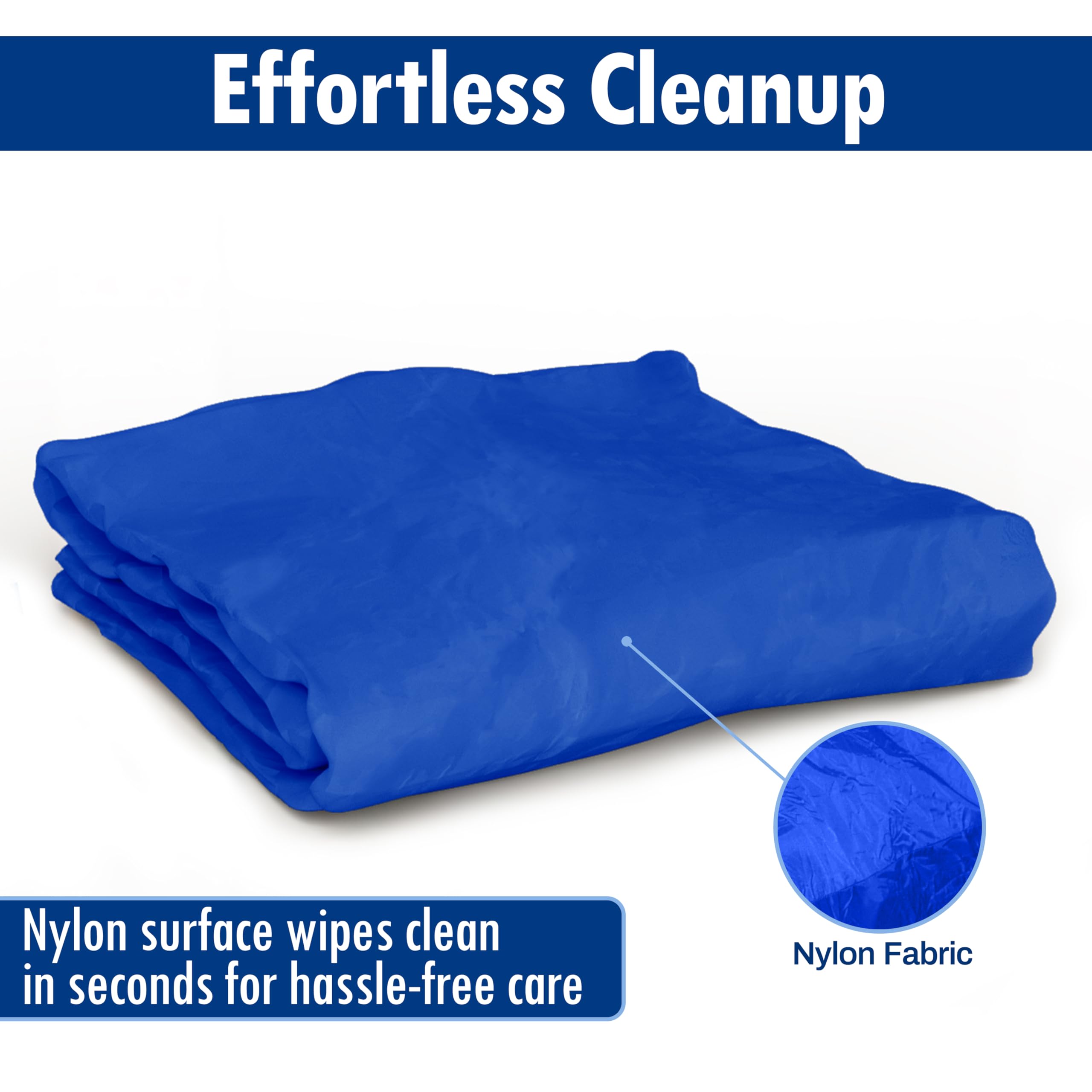 Skil-Care Replacement Cover For 6X8 Crash Pad, Durable Blue Nylon Shell, Water-Resistant, Machine-Washable, Cover Only, Fits Ori