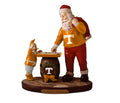 The Memory Company NCAA Checkerboard Santa Figurine Tennessee Volunteers, Team Color, One Size