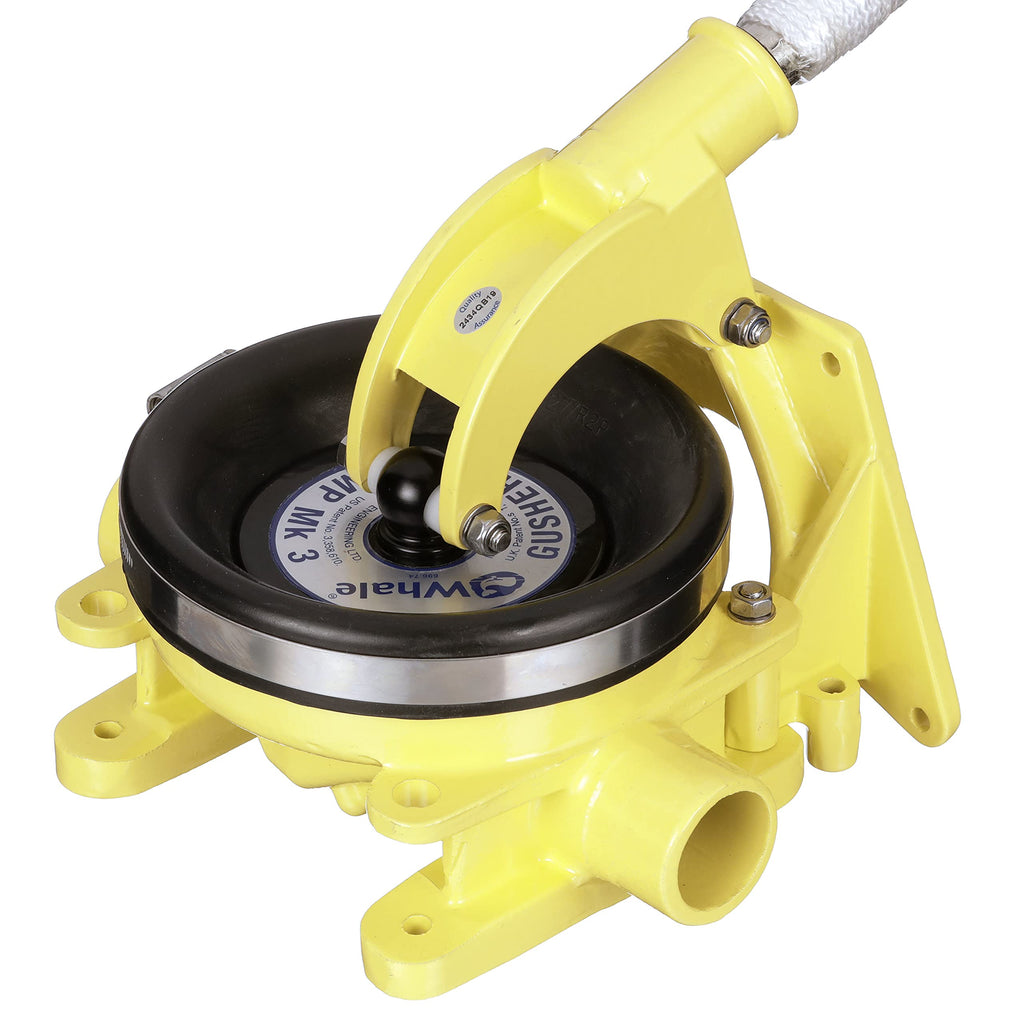 Whale Bp3740 Gusher 10 Mk3 Manual Bilge Pump, Thru-Deck/Bulkhead, Up To 17 Gpm Flow Rate, 1 -Inch Hose Connections, For Boats Ov