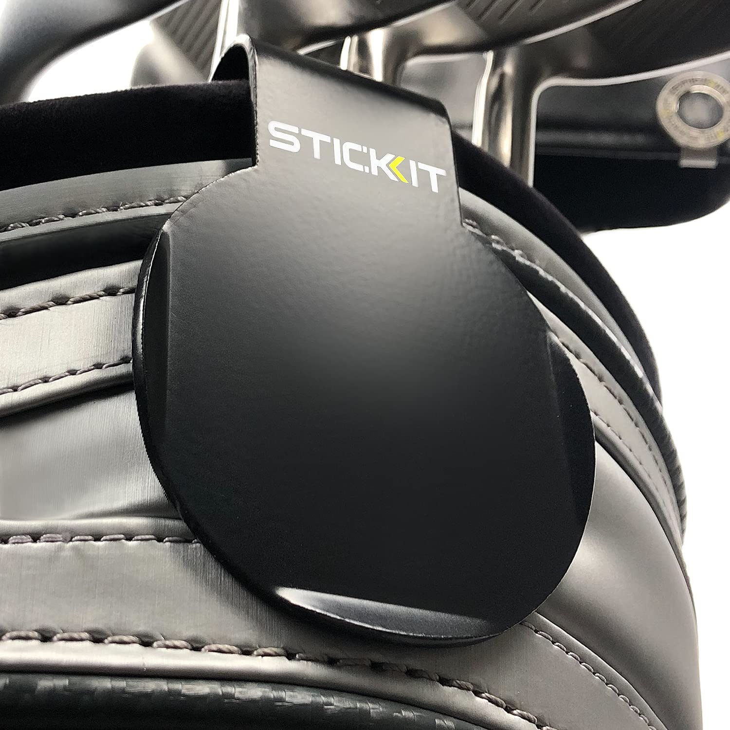 Stickit Golf Bag Metal Landing Pad I Metal Bag Clip For Quick And Easy Use Of Magnetic Golf Gear & Accessories With Convenient P
