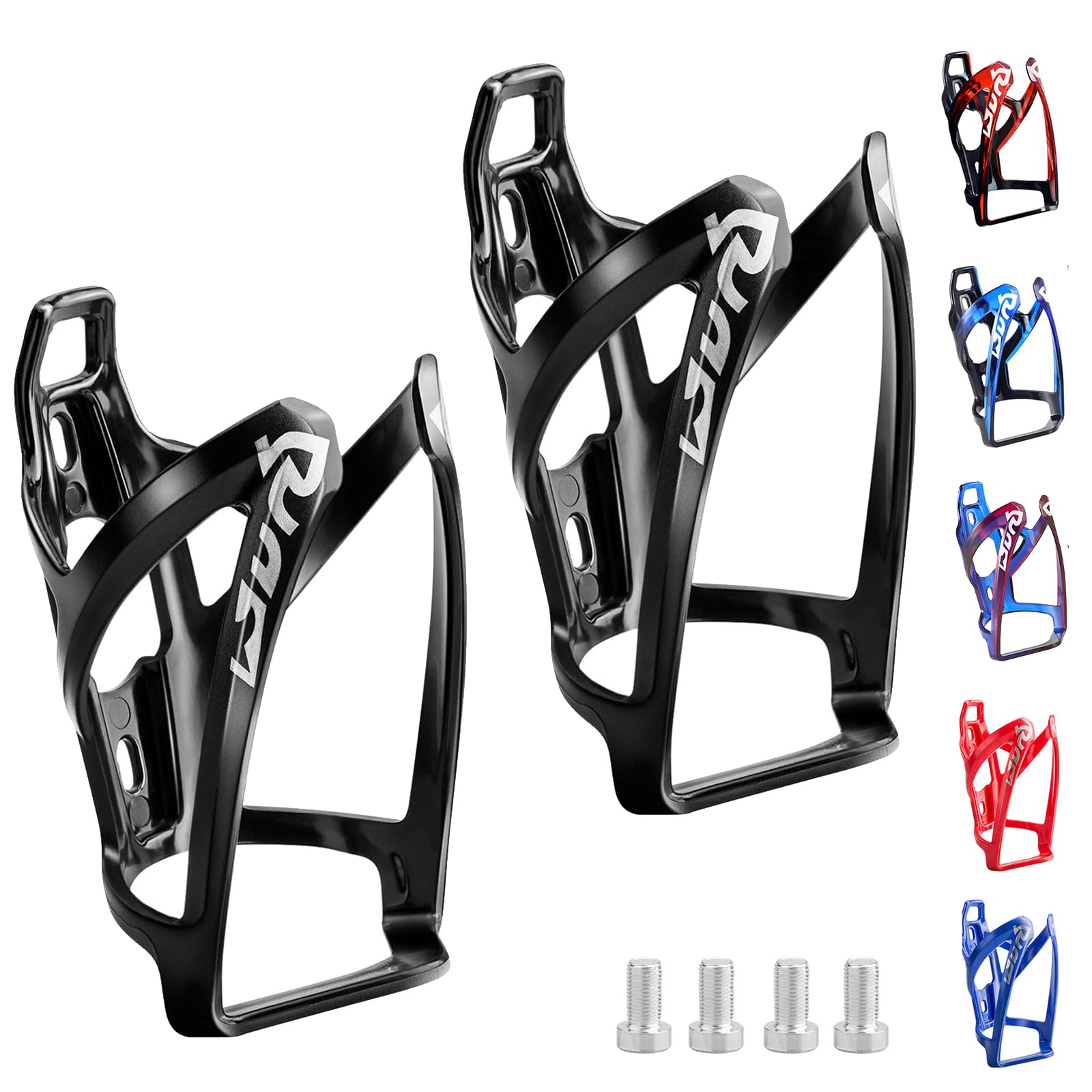 Suruid Bike Water Bottle Cage, Universal Drink Holder, Durable Ultralight And Plastic For Bicycle, Cycling, Mtb, Road/Mountain B