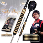 One80 ?He Dark Destroyerprofessional Steel Tip Dart 6 Barrels In Two Styles(20/22G) With Aluminum Shafts, Thick Flight, Slim Cas
