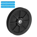 Patikil Universal Bearing Pulley Wheel 120Mm/4.7'', 4 Pack Nylon Bearing Pulley Wheel Lifting Bearing Wheel Replace For Gym Equi