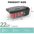 Chery Industrial.Com Car Refrigerator 12 Volt Tesla Fridge Model 3 Portable Car Freezer App Control -4?-50? For Travel Camping R