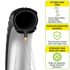 Hydencamm 2 Pack 28 Inch Inner Tube Fit 1.75/1.95/2.125 with 32mm Schrader Valve, 28  1.75/2.125 with 2PCS Levers, 28    Bicycle