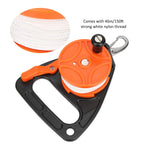 Diving Reels, 150Ft Dive Reel, Diving Line Reel Diving Equipment With Handle Card Position Pp Rope Combination For Wreck Equipme