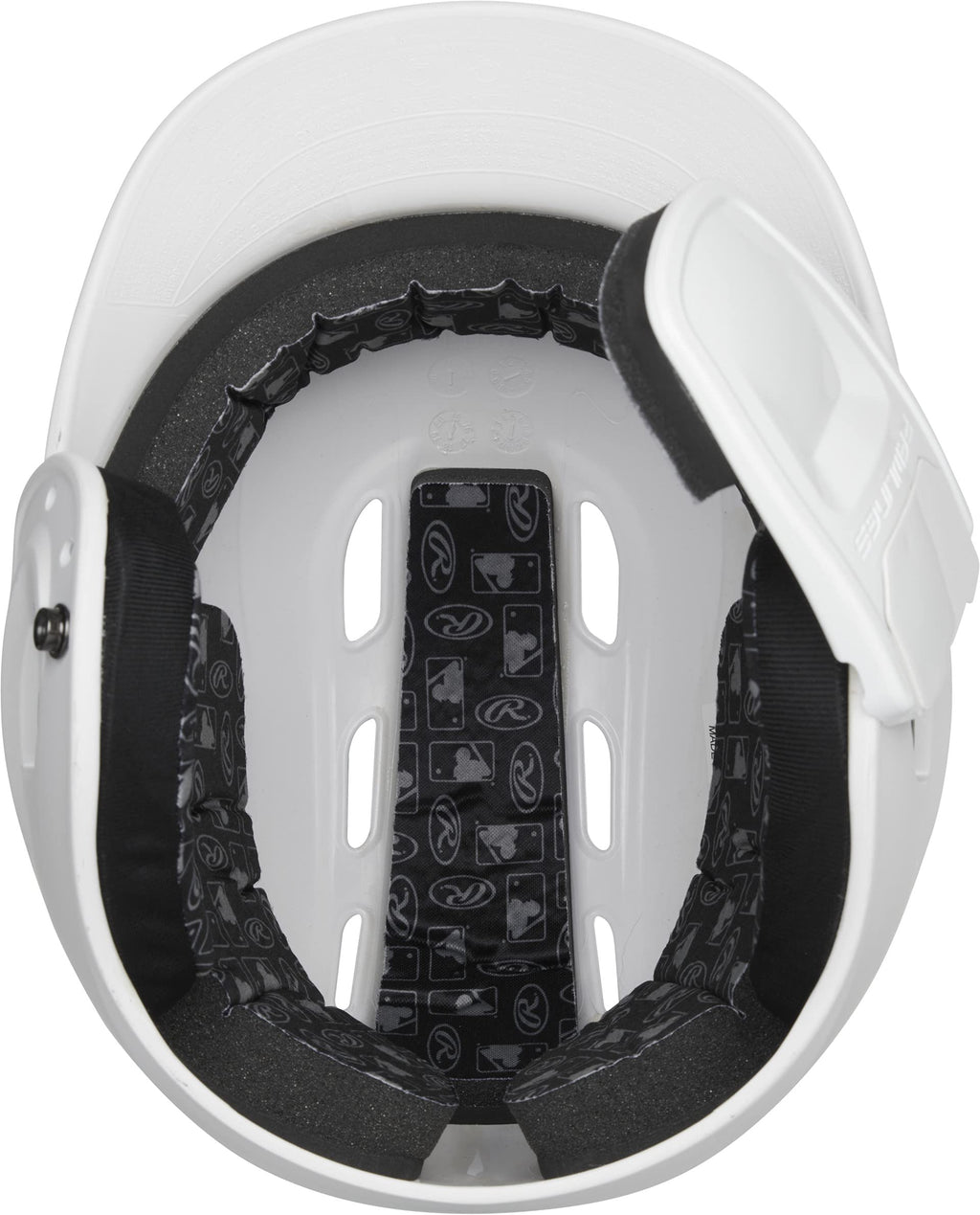 Rawlings | R16 Reversible Ext | Matte Batting Helmet | Reversible Face Guard | Senior | Matte White