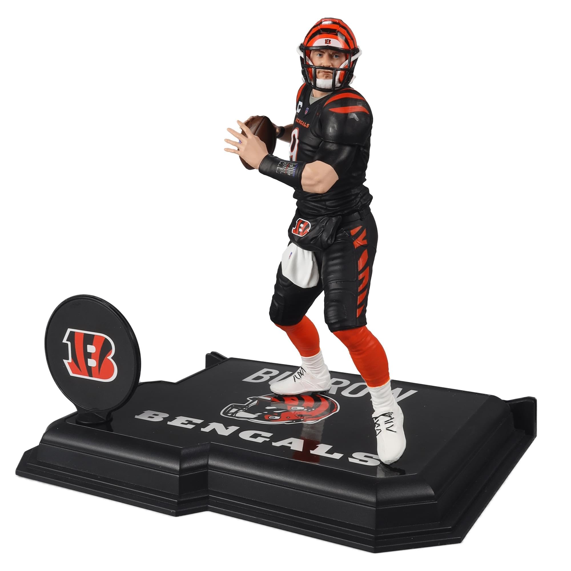 McFarlane Joe Burrow (Cincinnati Bengals) NFL 7 Posed Figure SportsPicks
