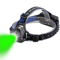 GRACETOP Greenlight LED Headlamp, 1800 Lumens Zoomable Hunting LED Head lamp Flashlight, Hands-Free Headlight Torch Lamp for Hun