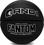 And1 Fantom Rubber Basketball - Official Size Streetball, Made For Indoor And Outdoor Games - Sold Deflated (Pump Not Included),