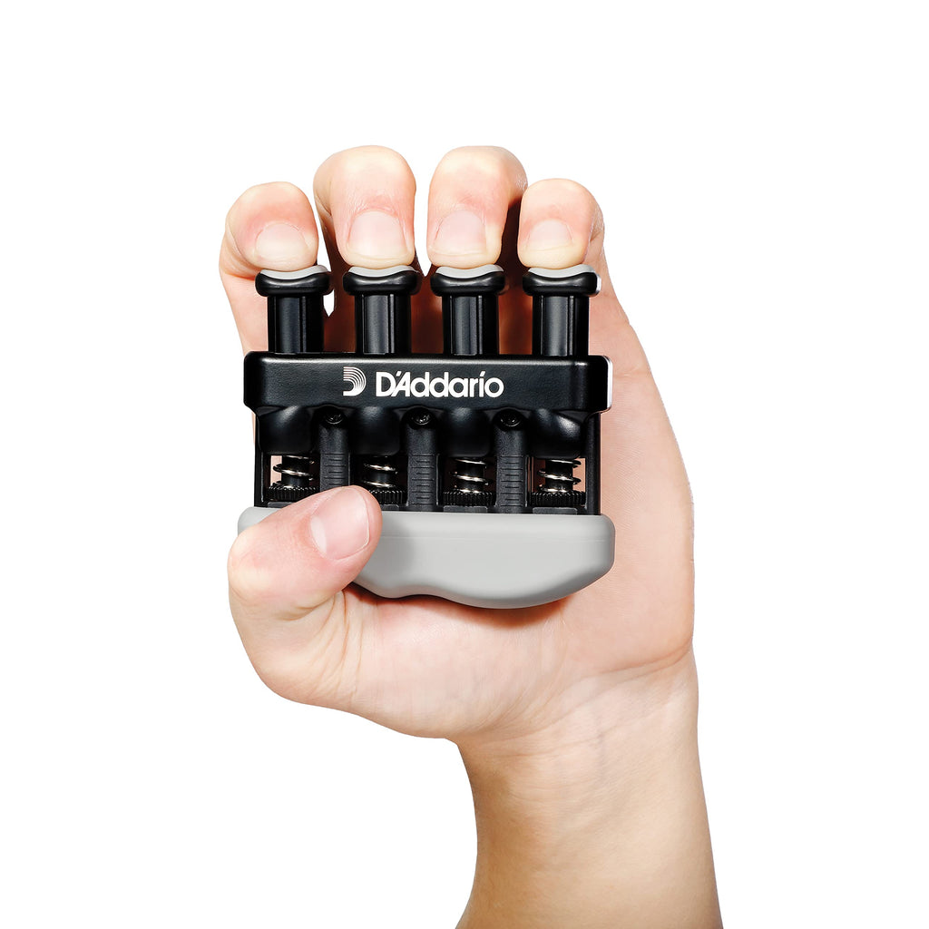 Daddario Accessories Hand Exerciser-Improve Dexterity And Strength In Fingers, Hands, Forearms- Adjust Tension Per Finger- Simul