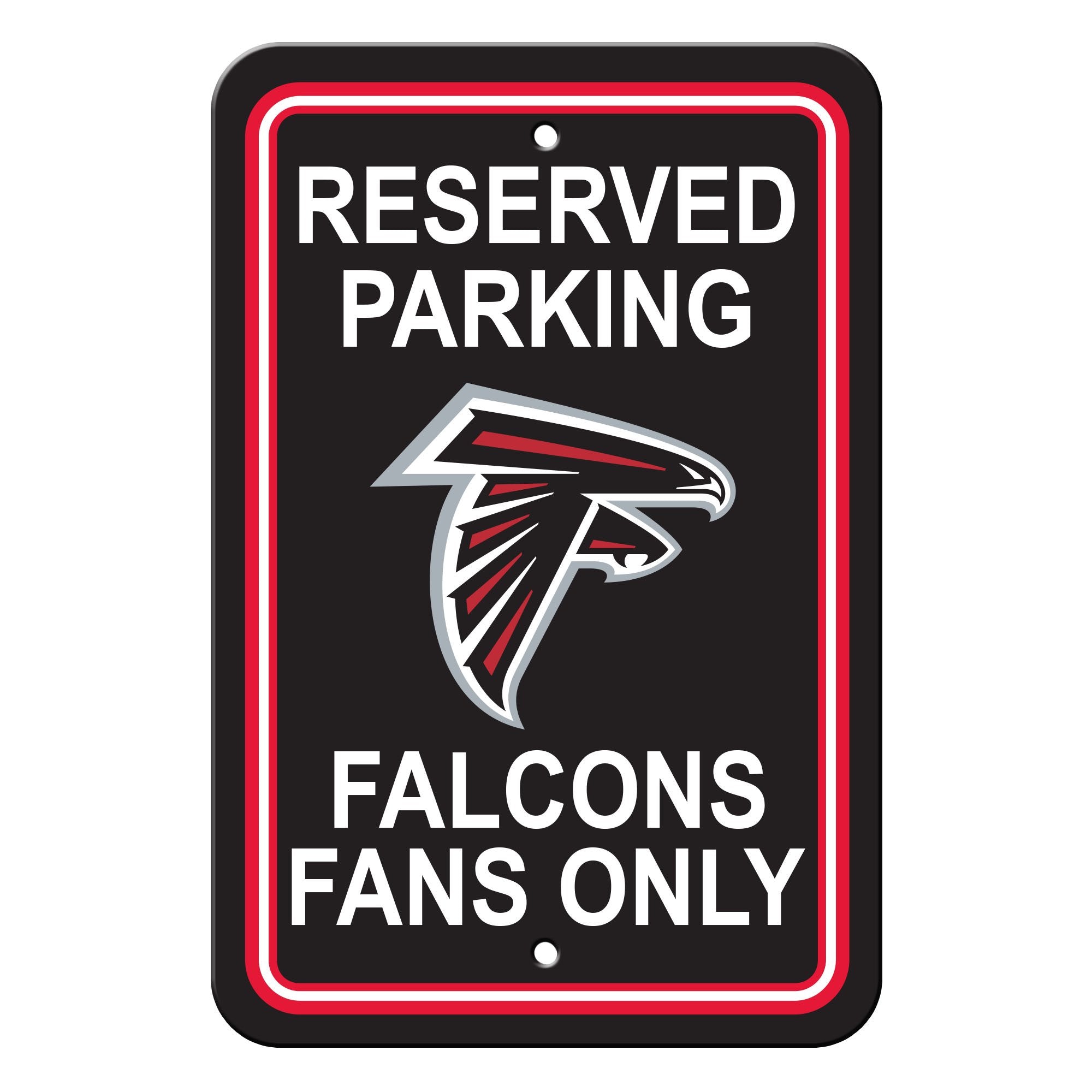 NFL Atlanta Falcons Plastic Parking Sign