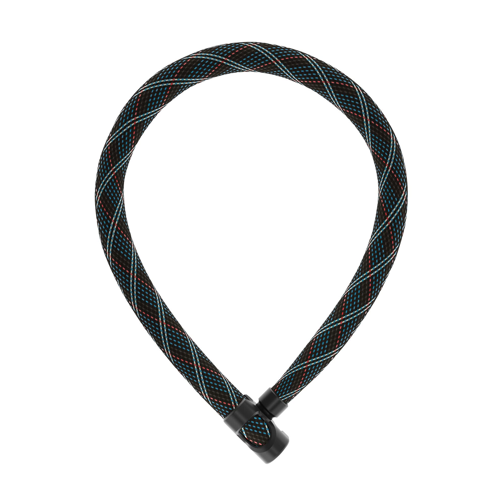 ABUS Chain Lock IVERA Chain 7210 - Bicycle Lock with Highly Flexible IvyTex Synthetic Fibre Coating - ABUS Security Level 8-110 