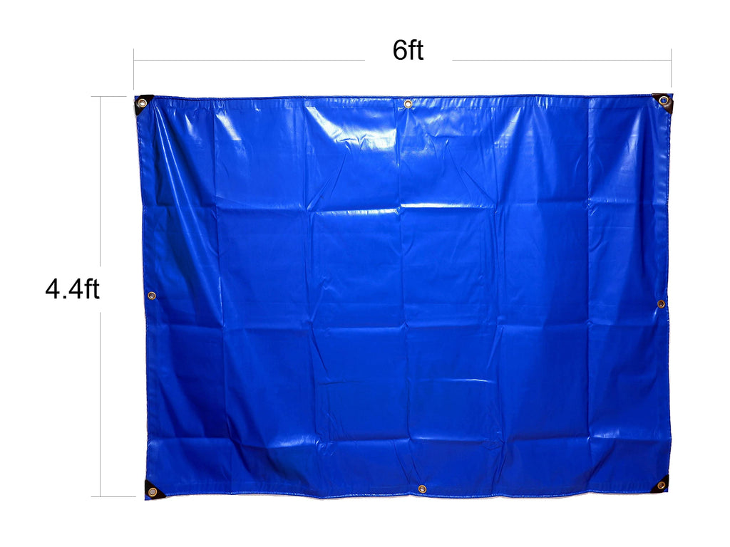 Httmt- (4.4X6 Feet) 14 Mil Heavy Duty Pvc-Coated Tarp Cover For Camping, Awning, Shades, Curtains Tent, Boat, Truck, Rv Or Pool