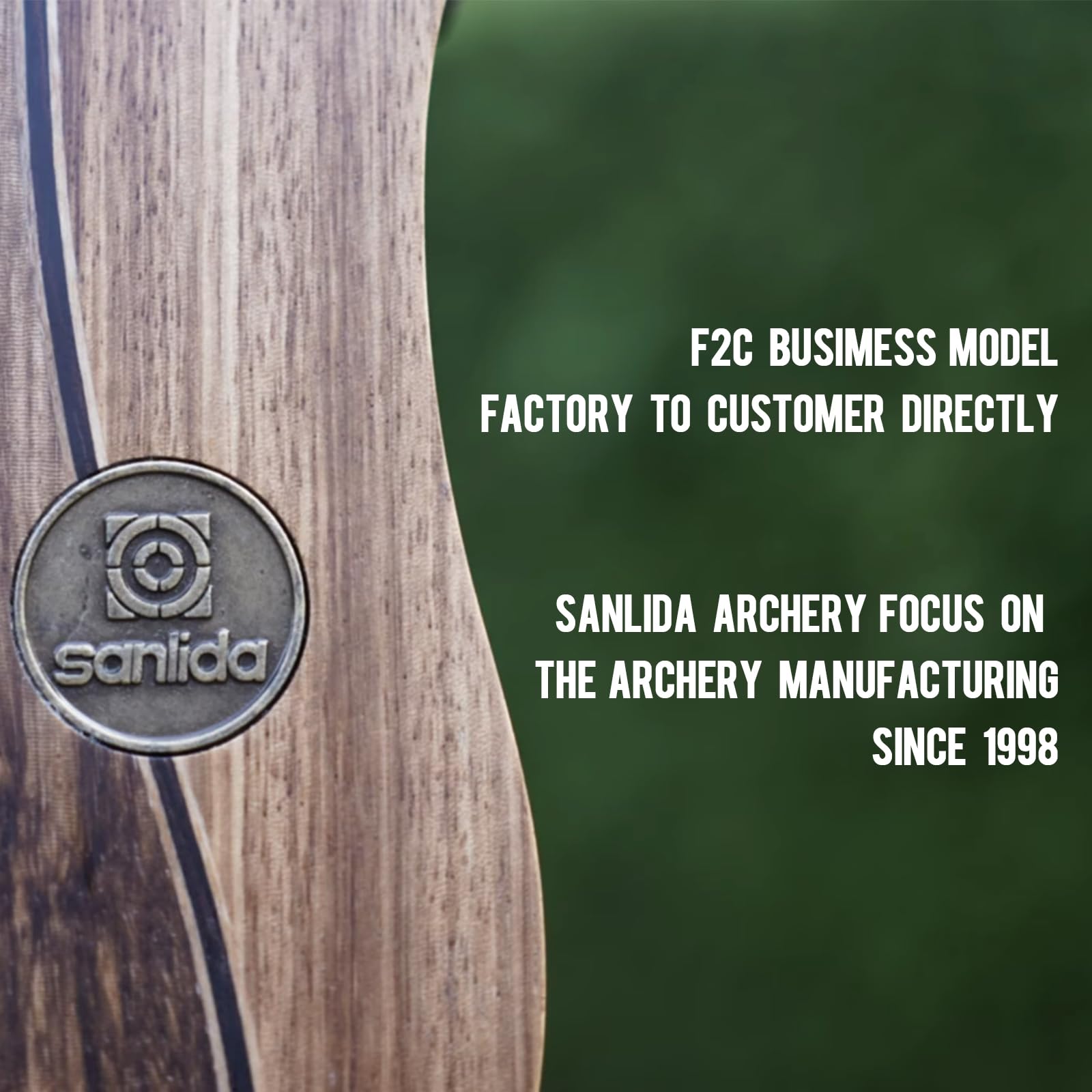 Sanlida Eagle X9 New 58    Rth Standard Hunting Recurve Bow And Arrow Set For Adults And Hunters, Wooden Takedown Recurve Bows P