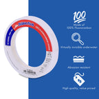 Triple Fish 60 Lb Test Fluorocarbon Leader Fishing Line, Clear, 0.80 Mm/50 Yd
