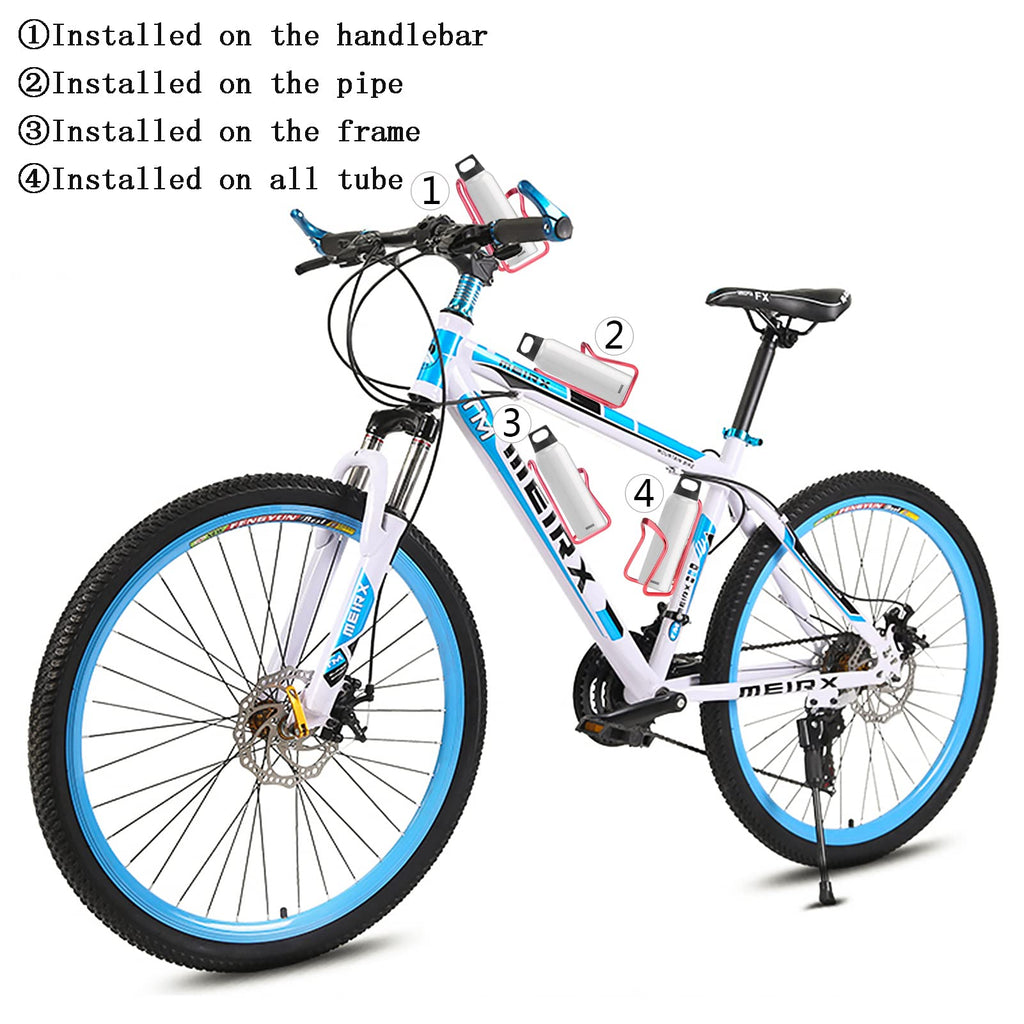 Fivebox Bike Water Bottle Cage, 1Pack Cycling Bicycle Water Bottle Cage Holder Bracket For Mountain Bike Mtb Road Bike, Bike Acc