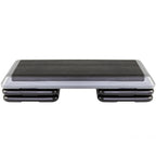 The Step (Made In Usa Original Aerobic Platform For Total Body Fitness - Health Club 4 Risers Grey