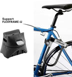 Kryptonite Kryptolok Standard Bike U-Lock With Cable, Heavy Duty Anti-Theft Bicycle U Lock, 127Mm Shackle And 10Mm X 4Ft Length