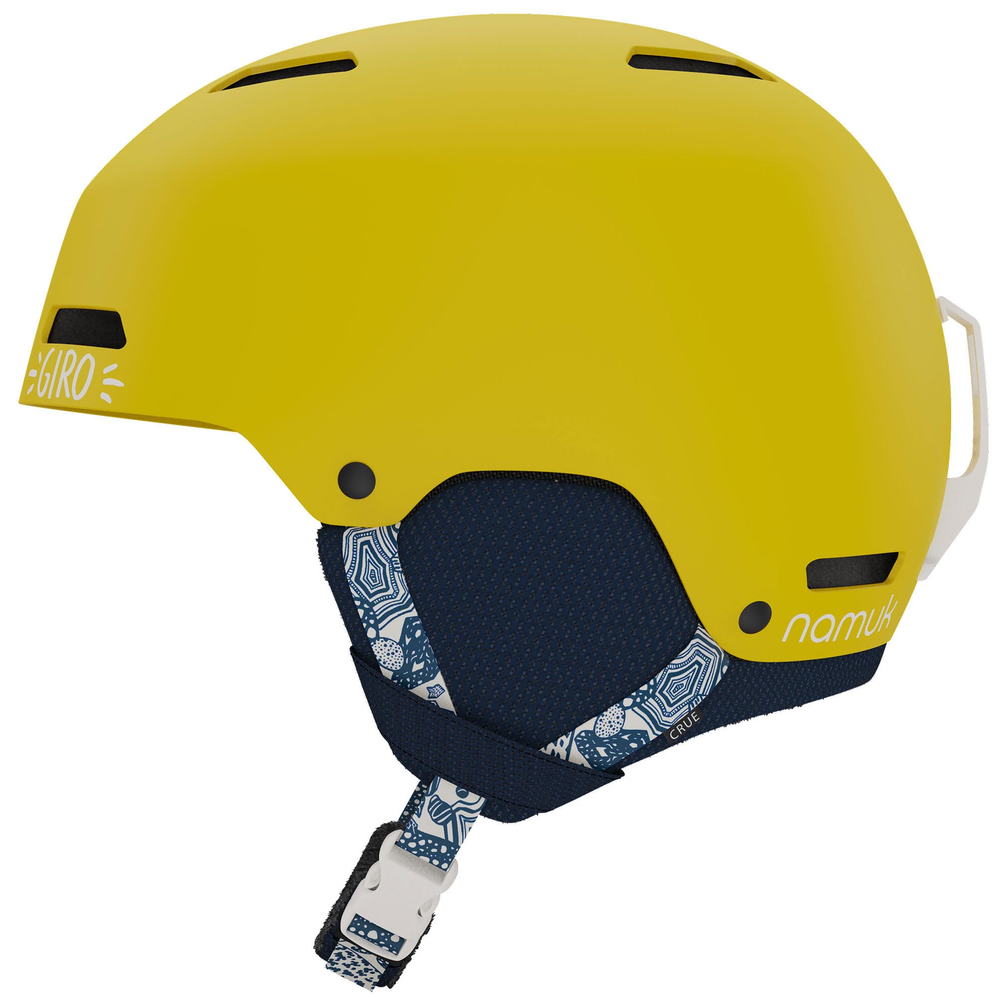 Giro Crue Toddler Ski Helmet - Snowboard Helmet for Kids, Boys & Girls - Namuk Sunflower - XS (48.5-52 cm)