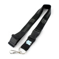 Aminco NCAA North Carolina Tar Heels Team Lanyard, Black on Black