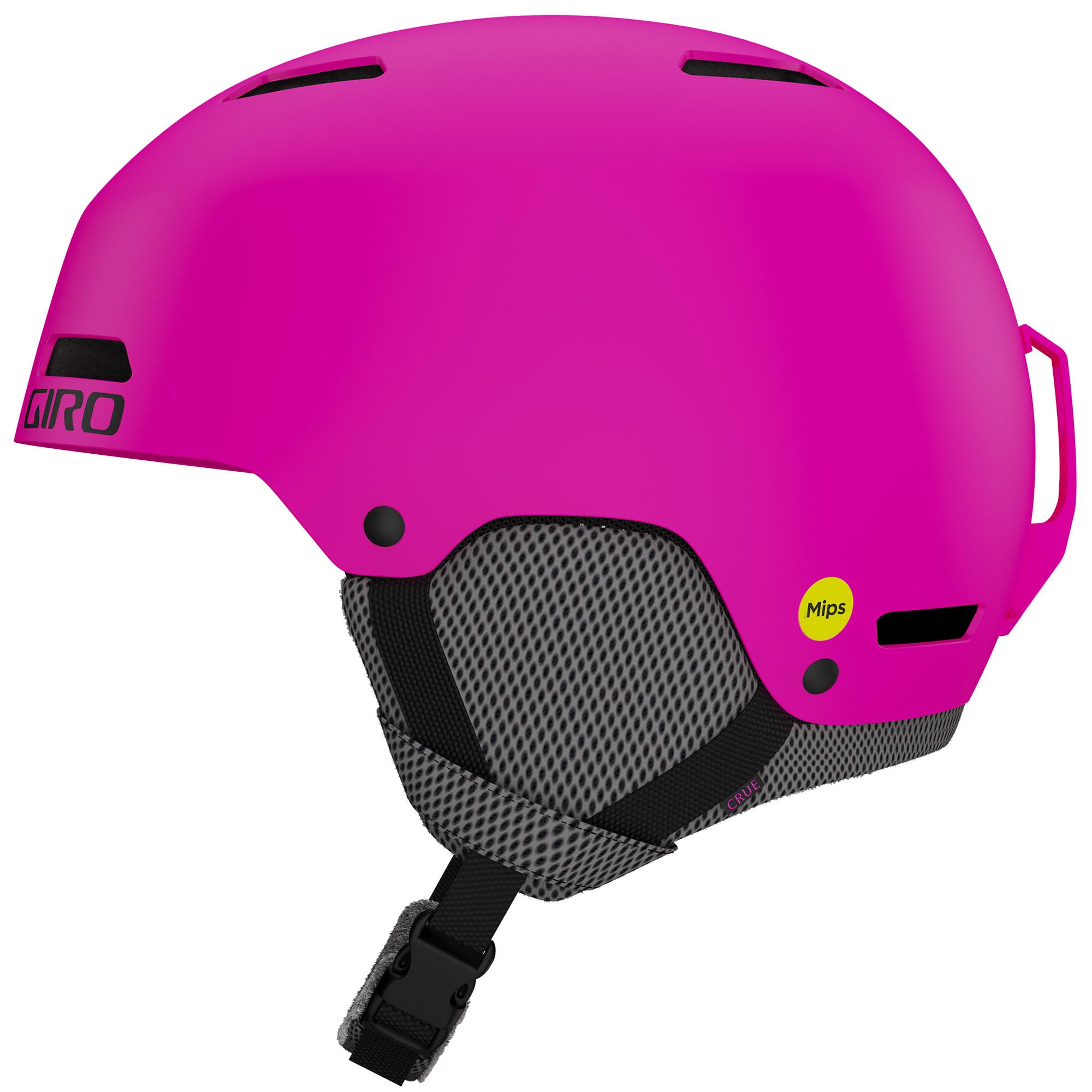 Giro Crue MIPS Kids Snow Helmet - Matte Bright Pink - Size S (52-55.5cm)