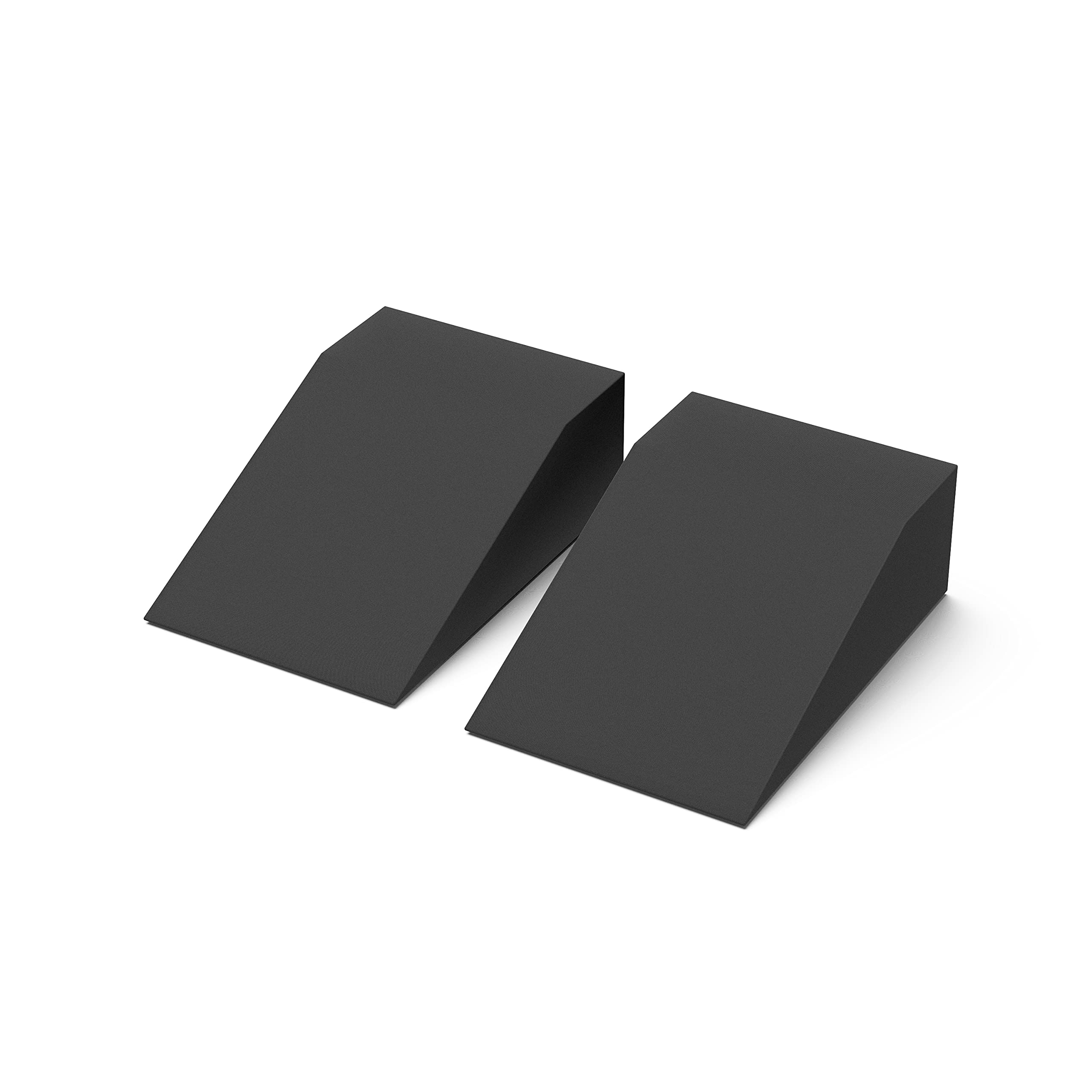 Strongtek Yoga Foam Wedge Blocks (Pair) Soft Wrist Wedge, Supportive Foot Exercise Accessories, Balance, Strength, Yoga Strap, P