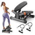 Niceday Twist Stepper for Exercise at Home, Mini Stair Stepper with Resistance Bands at Home Workout Equipment with 300LBS Loadi