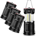 4 Pack Lantern Camping Essentials Lights, Led Flashlight for Power Outages, Tent Lights for Emergency, Survival Gear and Supplie