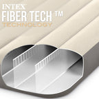 Intex Unisexs Queen Dura-Beam Series Single High Airbed, Taupegrey, One Size