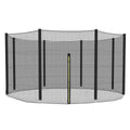 Zoyemone Trampoline 14FT Replacement Safety Enclousure Net for 8 Straight Poles Round Frame Trampolines (Net Only)