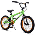vollsch Freestyle BMX Bikes 18 Inch Kids Bicycle for 6-12 Years Old Teens, Boys, Girls, Beginner-Lever Riders, Green