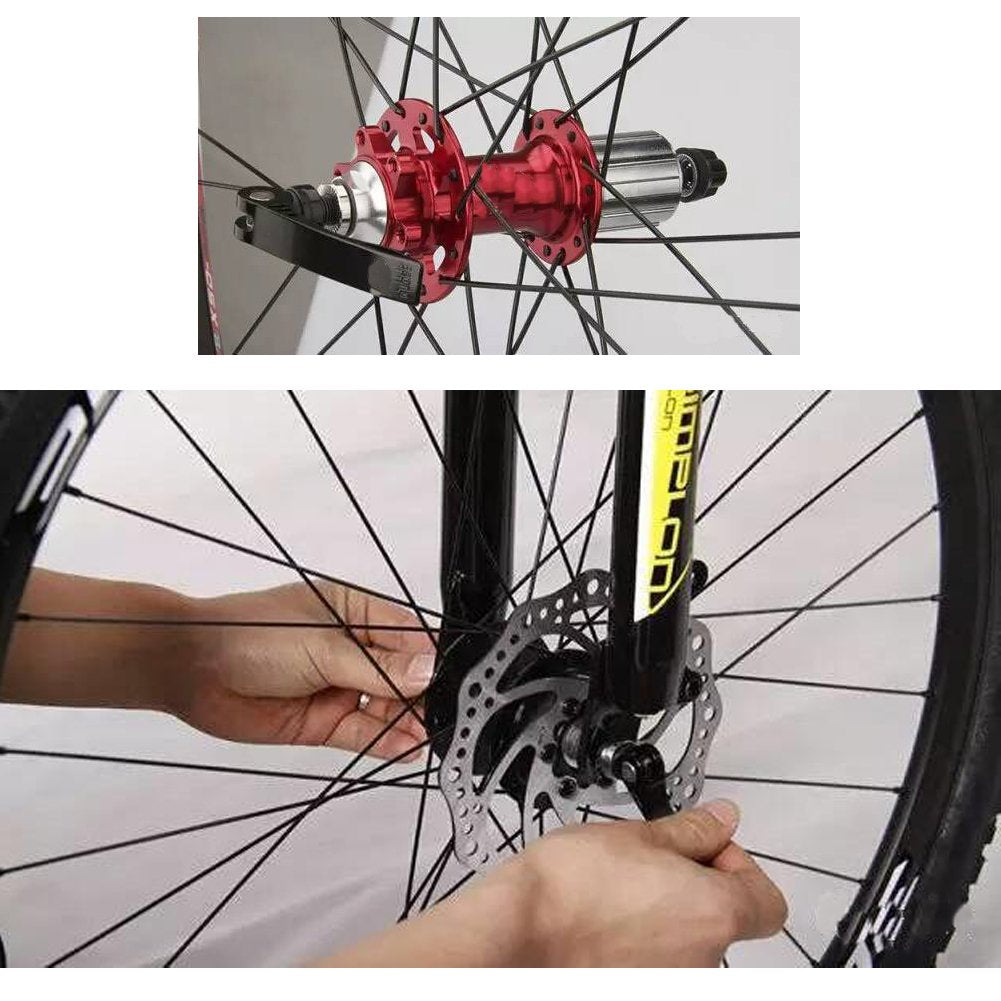 Bike Axle Cysky Quick Release Skewer Front Rear Bicycle Axle Wheel Hub Fit For Road Bike, Mountain Bike, Mtb, Bmx (1 Pair)