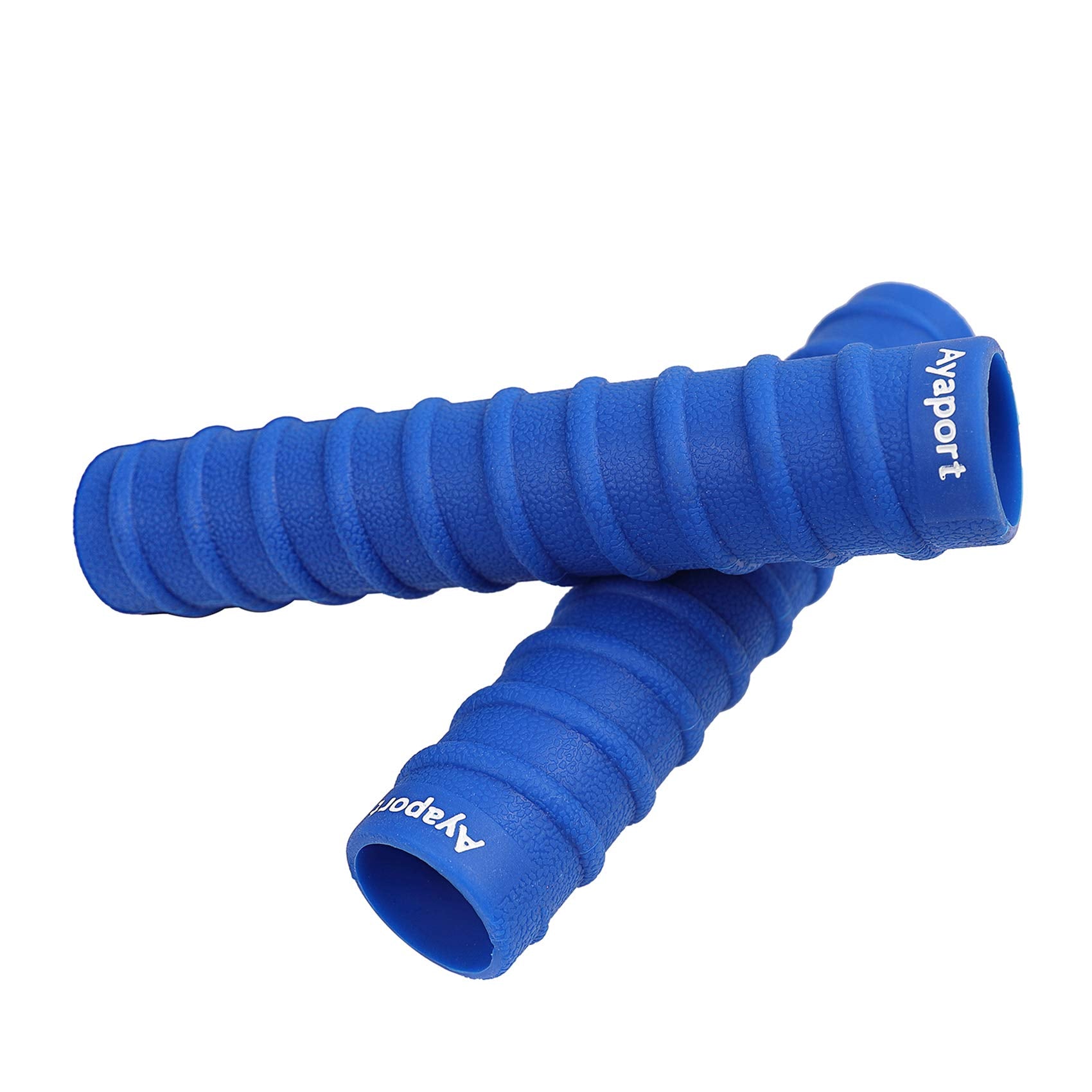 Ayaport Kayak Paddle Grips Non-Slip Silicone Wraps Blister Prevention Kayaking Accessories For Take-Apart Paddles (Blue)