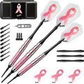 Fat Cat Pink Lady Soft Tip Darts With Storage/Travel Case, 16 Grams