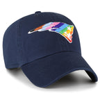 47 Men'S Navy New England Patriots Pride Clean Up Adjustable Hat