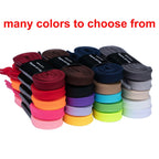 Olukssck 1 Pair Flat Shoe Laces For Sneakers, 25 Wide Athletic Shoelaces Hot Pink 54 Inch(137Cm)