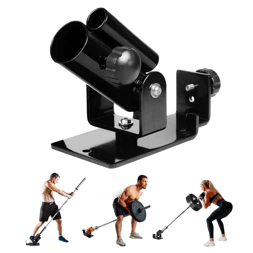 Yes4All Deluxe T-Bar Row Platform - Landmine Row Handle Full 360A Swivel & Easy To Install - Fits Perfectly 1A And 2A Barbell (B