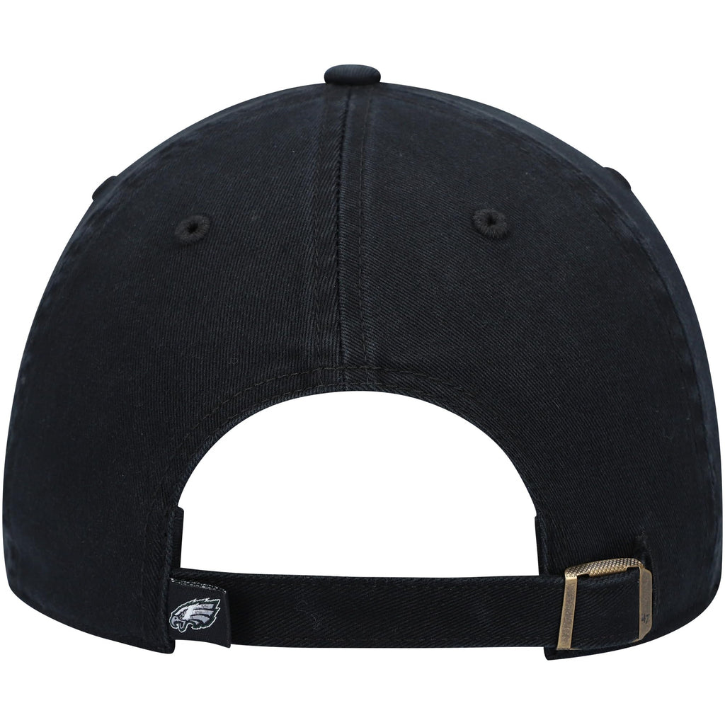 47 Men'S Black Philadelphia Eagles Secondary Clean Up Adjustable Hat