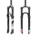 BUCKLOS 26/27.5/29 Travel 120mm MTB Air Suspension Fork, Rebound Adjust 1 1/8 Straight/Tapered Tube QR 9mm Manual/Remote Lockout