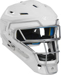 Rawlings | MACH Catchers Helmet | Baseball | Senior (7 1/8 - 7 3/4) | White/White