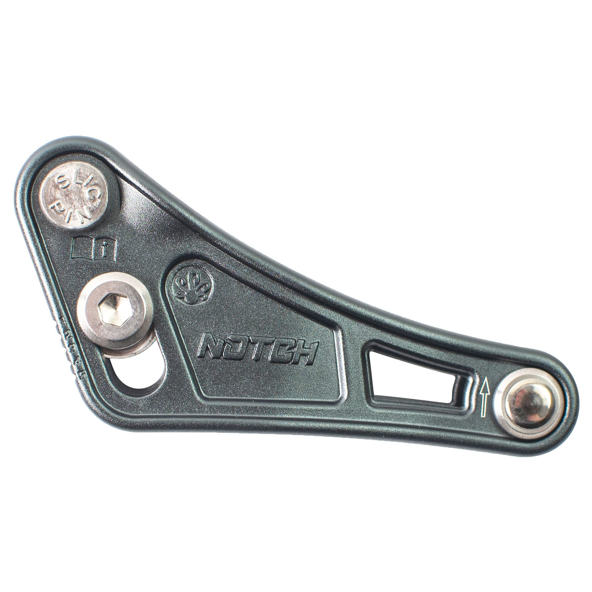 Notch Flow Adjustable Rope Wrench has Adjustable concave Stainless-Steel Bollard Providing Custom Friction Settings, Fits Rope D