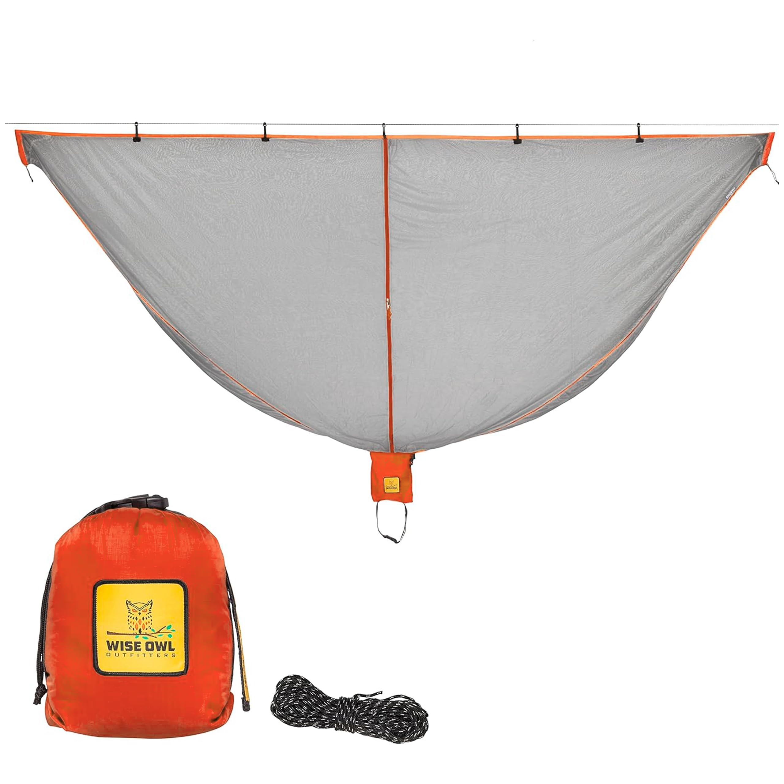 Wise Owl Outfitters Hammock Bug Net - Mosquito Net For Hammock, Lightweight Bug Netting For Camping, Hiking, Backpacking, Forest