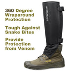 Huntarmor Eva Shin Guards Snake Gaiters: Semi Hard Protective Eva Resin Shell, Strong Protection For Lower Legs, Comfortable Men