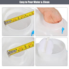 Redswing 4 Pack 4.9 Gallon/18.5L Portable Water Container With Spigot, Water Storage Carrier For Camping Outdoor Hiking Backpack