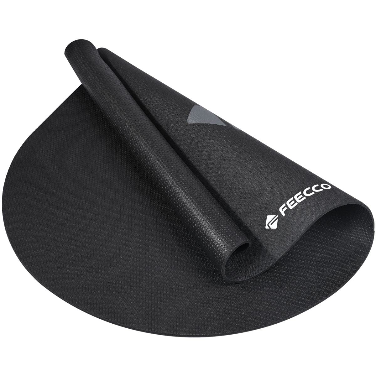 FEECCO Jump Rope Mat, Large Size Non-Slip Jump Rope Pad for Indoor Floor and Outdoor Concrete, 7mm Thick High-Density Material C