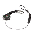 Ergodyne Squids 3001 Retractable Tool Lanyard With Carabiner Mount And Loop Attachment End, Tool Weight Capacity 2 Lbs,Black